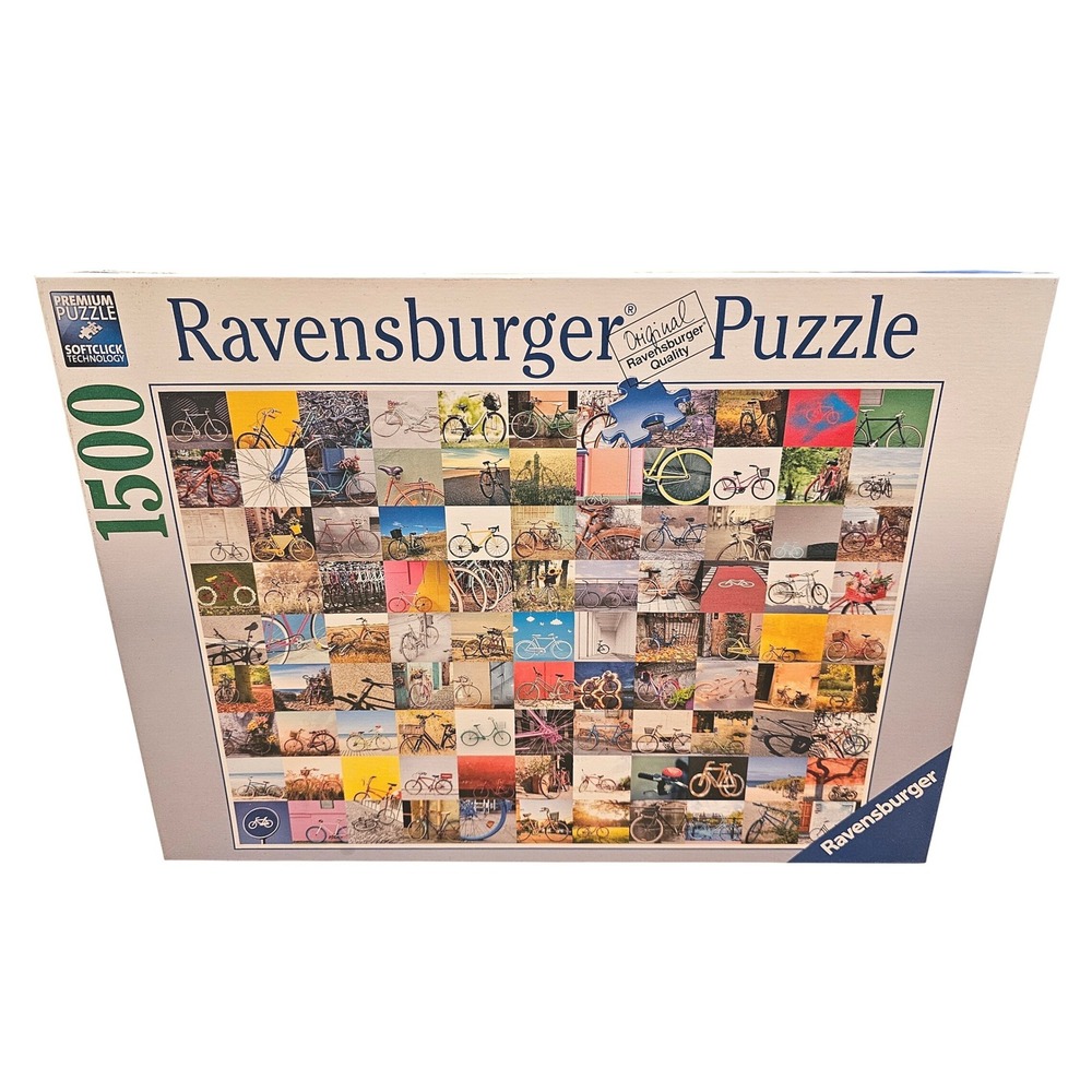 Ravensburger‎ 1500 Piece Bicycle Collage Premium Puzzle Softclick Technology